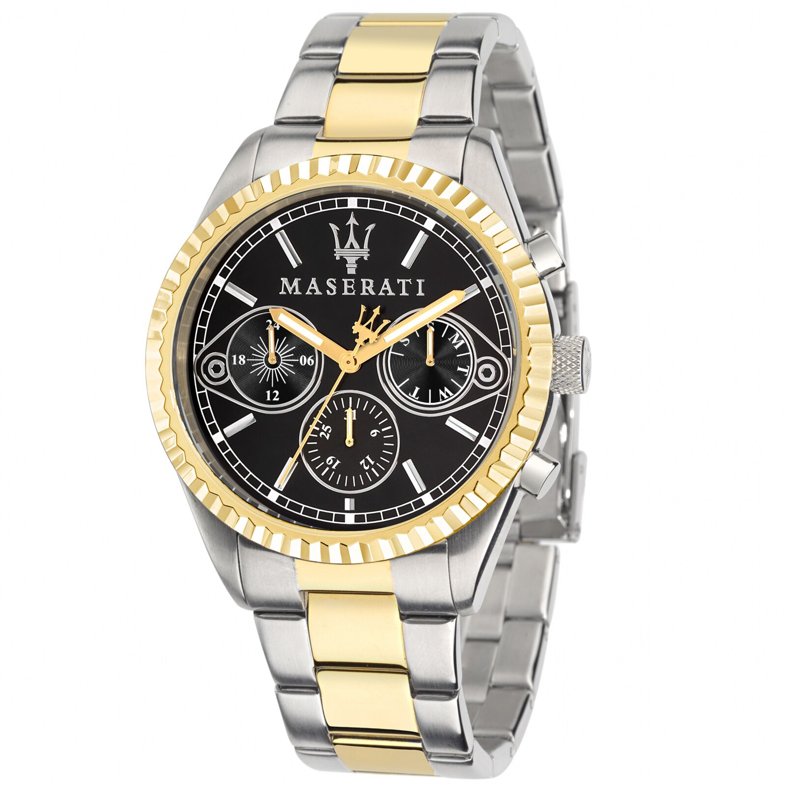 Ceas barbatesc Maserati R8853100016 Quartz Argintiu, Auriu