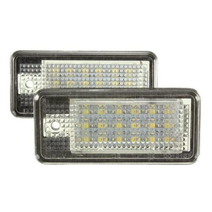 Set de lampi numar led pentru AUDI A3, S3, A4, S4, B6, B7, A6, S6