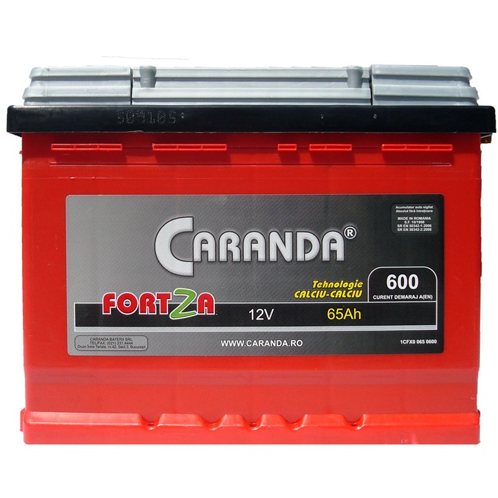 Baterie Auto Caranda Fortza 65Ah
