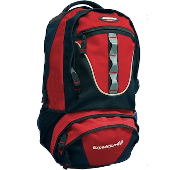 Rucsac de munte Adventurer 5333, 48L, Negru/Rosu Rucsac de munte Adventurer 5333, 48L, Negru/Rosu