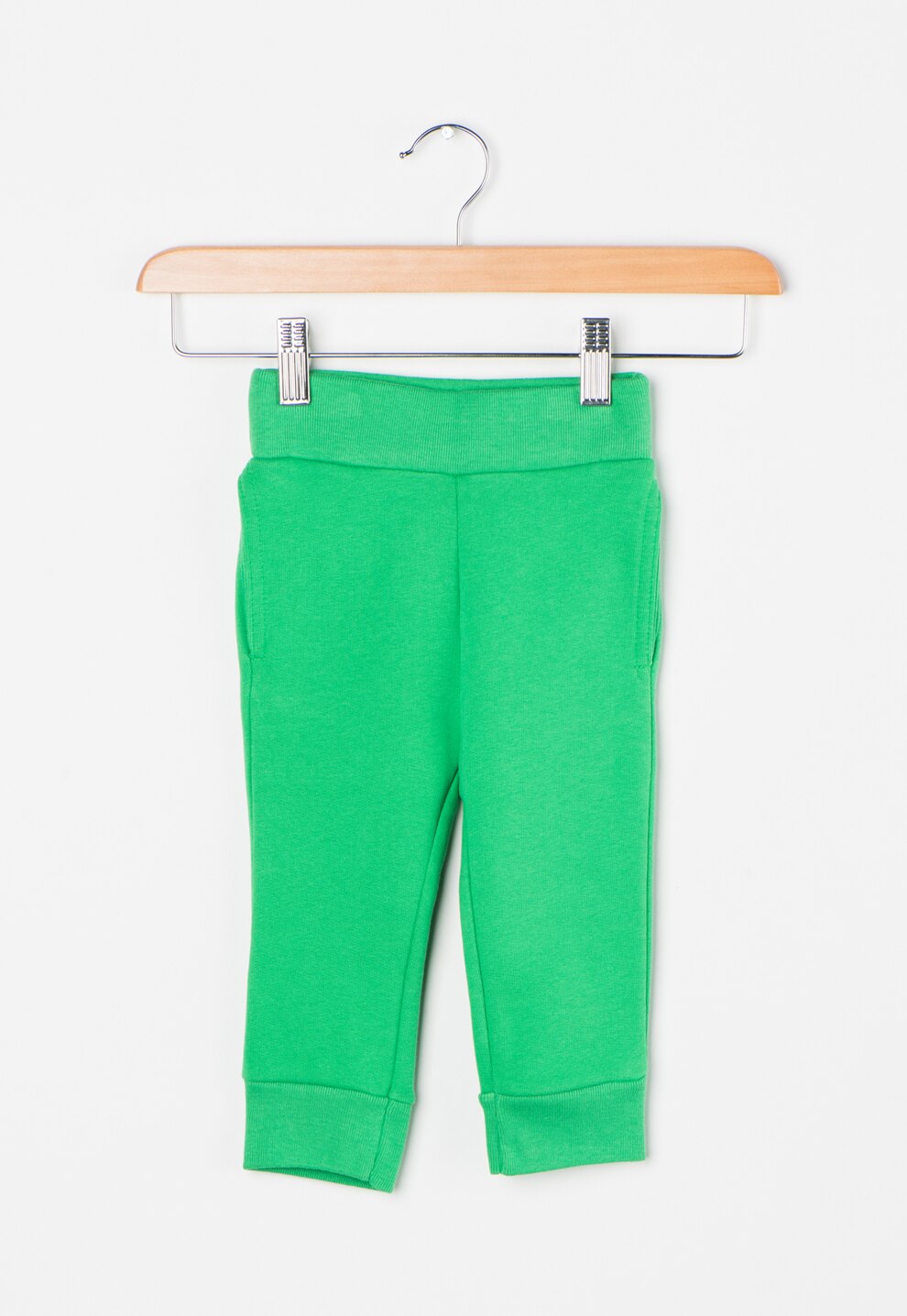 United Colors Of Benetton Pantaloni sport verzi cu buzunare 2Y eMAG.ro