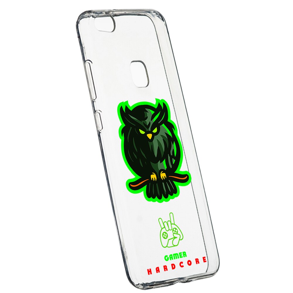 Husa de protectie Gamers, Hardcore pentru Huawei P10 Lite, rezistenta la uzura, anti-alunecare, din silicon Premium, 288