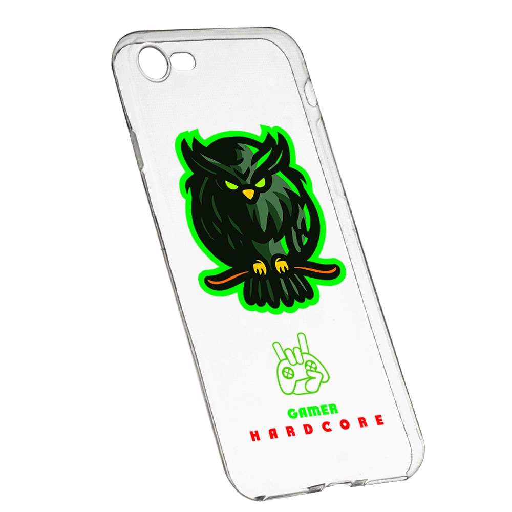 Husa de protectie Gamers, Hardcore pentru Apple iPhone 7/8, rezistenta la uzura, anti-alunecare, din silicon Premium, 288