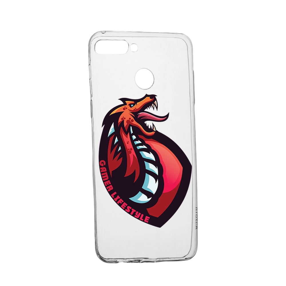 Husa de protectie Gamers, Lifestyle pentru Huawei Y7 Prime 2018 / Y7 2018, rezistenta la uzura, anti-alunecare, din silicon Premium, 289