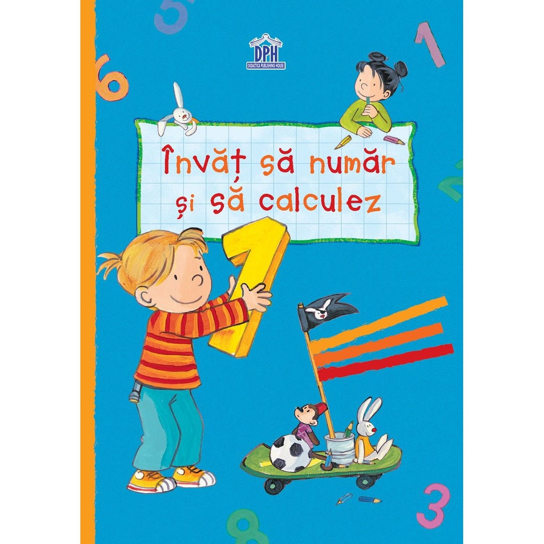 Invata cu Max - Invat sa numar si sa calculez - caiet grupa mare