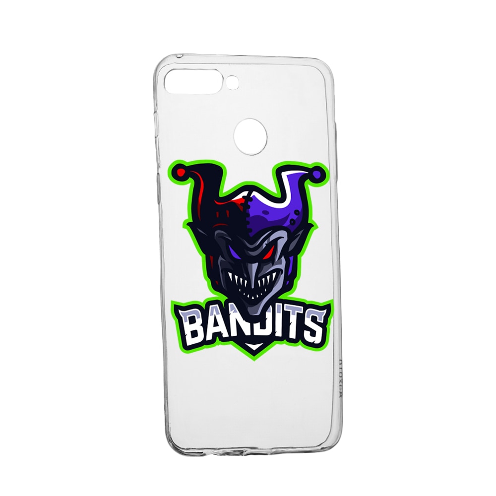 Husa de protectie Gamers, Bandit pentru Xiaomi Redmi Note 7, rezistenta la uzura, anti-alunecare, din silicon Premium, 287