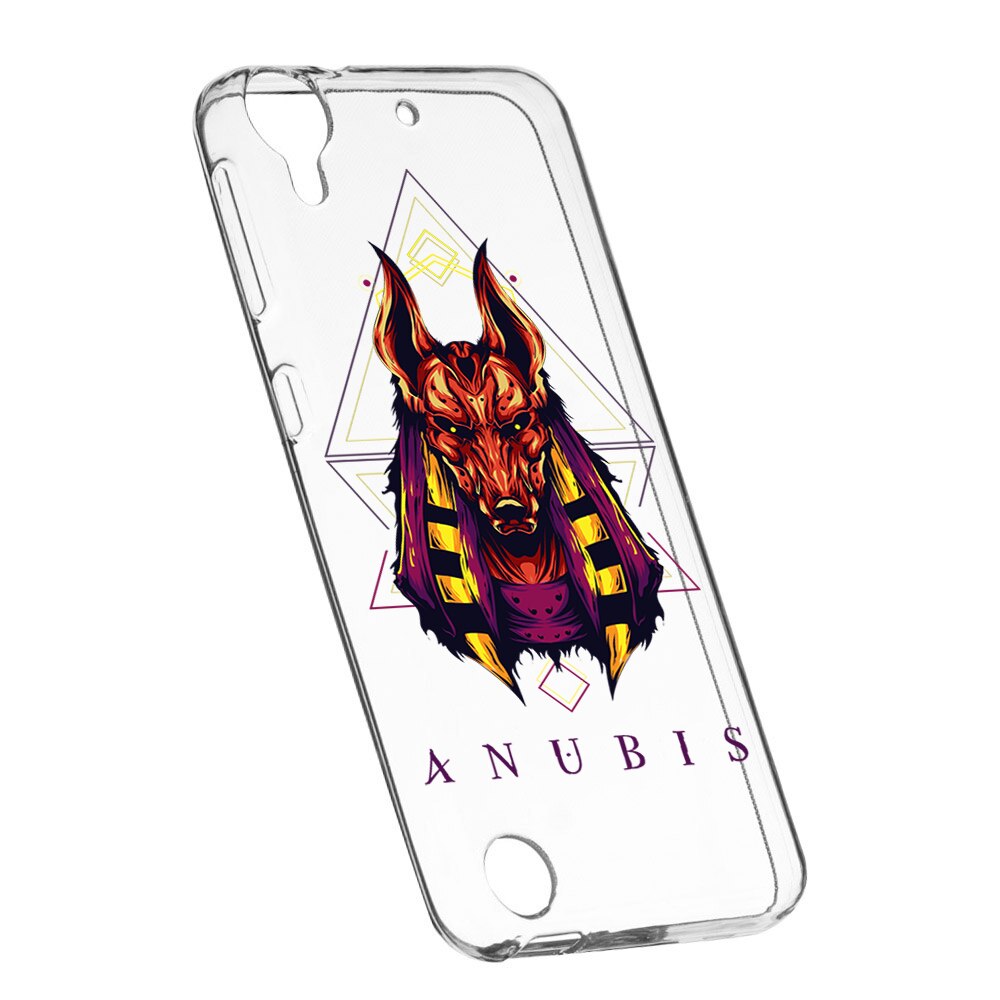 Husa de protectie Mythology, Anubis pentru HTC Desire 825/10 Lifestyle, rezistenta la uzura, anti-alunecare, din silicon Premium, 286