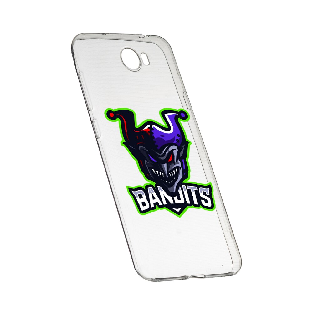 Husa de protectie Gamers, Bandit pentru Huawei Y7 /Enjoy 7 Plus /Nova Lite Plus 2017, rezistenta la uzura, anti-alunecare, din silicon Premium, 287