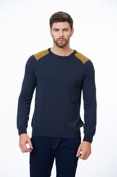 Pulover BE YOU new zip, Bleumarin Pulover BE YOU new zip, Bleumarin