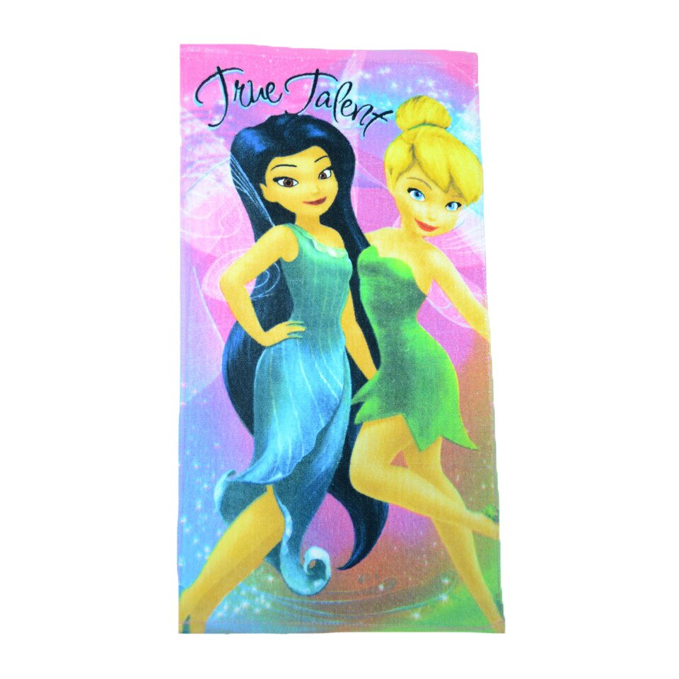 Prosop pentru fetite 35 x 65 cm Disney Fairies DISR-FTB49843RO, Multicolor