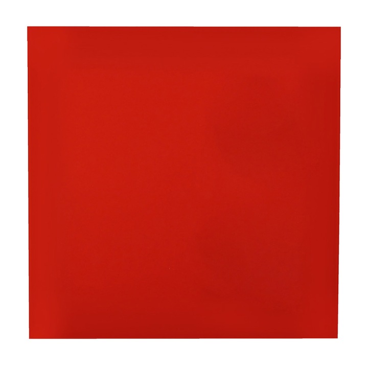 Üveg mágnestábla, DESQ, 45x45 cm, piros