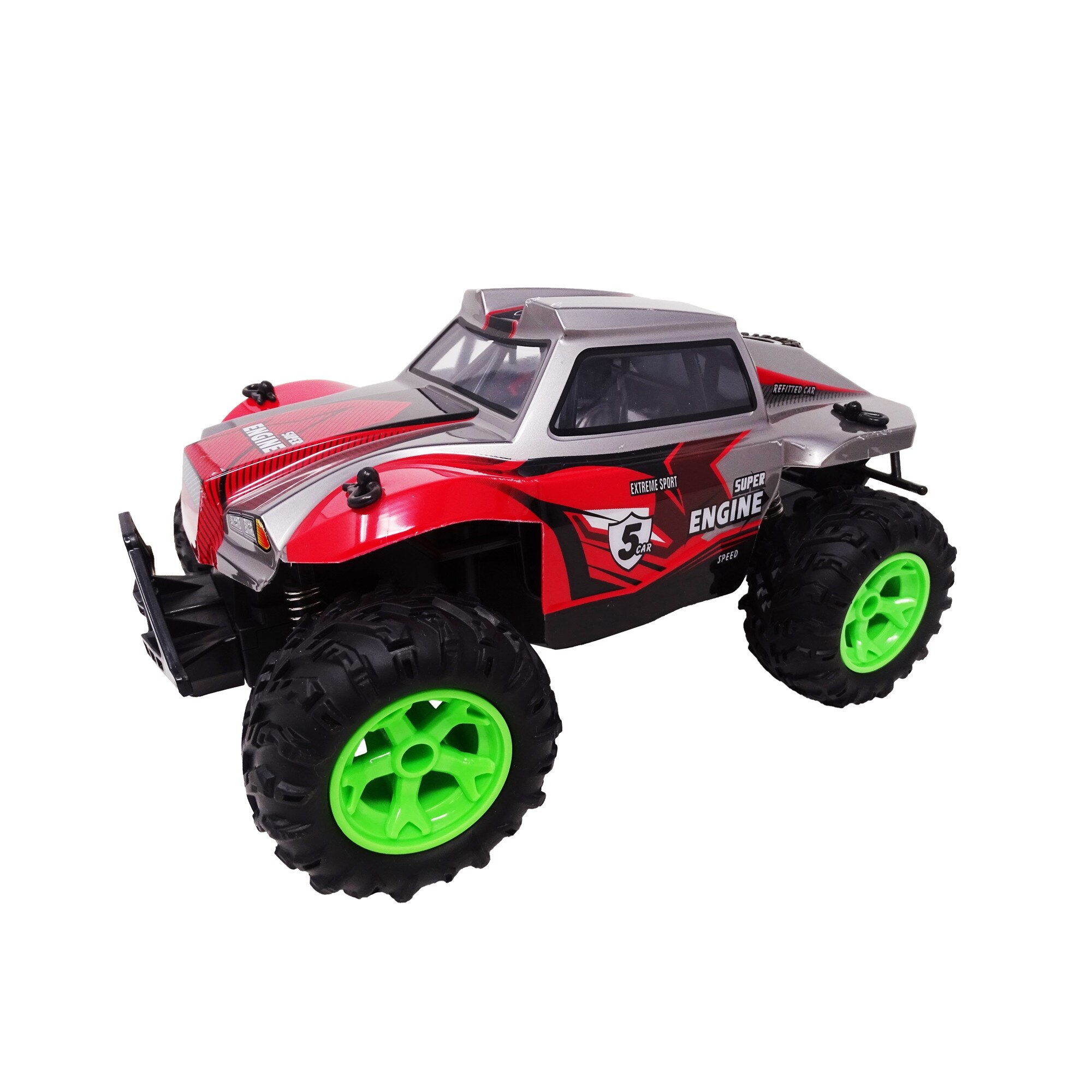 Masina High Speed, 25 Km/H, 1/14 Off-Road cu Telecomanda, 2.5 GHz, Rosie