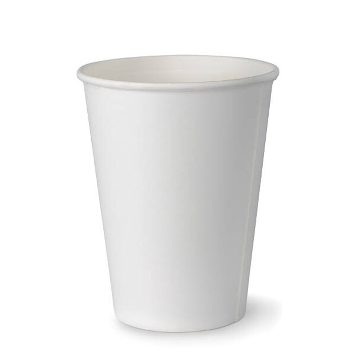 Pahare din hartie de unica folosinta, Biodegradabil 100% paper fara plastic, 260ml, 50 buc/set ecocare