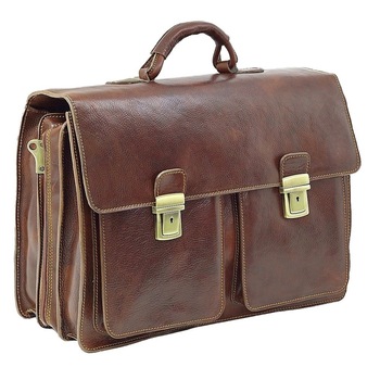 Geanta piele port laptop 4509A, din piele naturala vachetta cognac Geanta piele port laptop 4509A, din piele naturala vachetta cognac