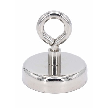 Fishing Magnet Neodym pentru Pescuit sau Ridicari Obiecte din Metal, 60 mm diametru, 120 kg forta, 1 buc Fishing Magnet Neodym pentru Pescuit sau Ridicari Obiecte din Metal, 60 mm diametru, 120 kg forta, 1 buc