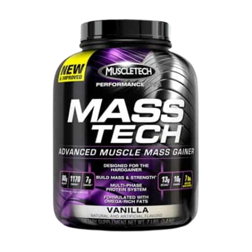 Supliment nutritive Muscletech Mass-Tech Gainer 3.20 kg Vanilie