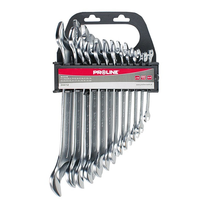 Комплект гаечни ключове Profi Tools, CR-VA, 6 - 22mm - 8P