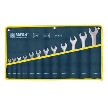 Set chei fixe CR-VA Mega, 6-32 mm, 12 piese/set Set chei fixe CR-VA Mega, 6-32 mm, 12 piese/set
