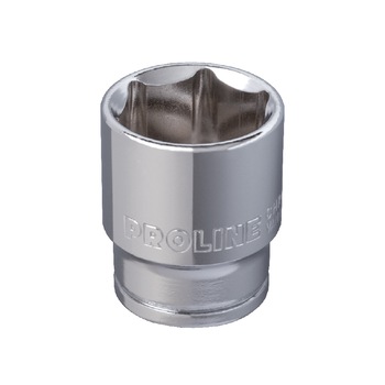 Cheie tubulara hexagonala Proline, 1/4 inch, 12 mm, otel aliaj crom-vanadiu Cheie tubulara hexagonala Proline, 1/4 inch, 12 mm, otel aliaj crom-vanadiu