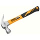 Ciocan cu Varf Curbat 650g TOLSEN GRIPro, Maner 2 Componente pentru Ergonomie si Reducerea Socurilor, Cap Otel Carbon Forjat, Tratament Termic, cap otel carbon forjat in matrita, tratament termic, rezistenta sporita, durabil, pentru uz profesional