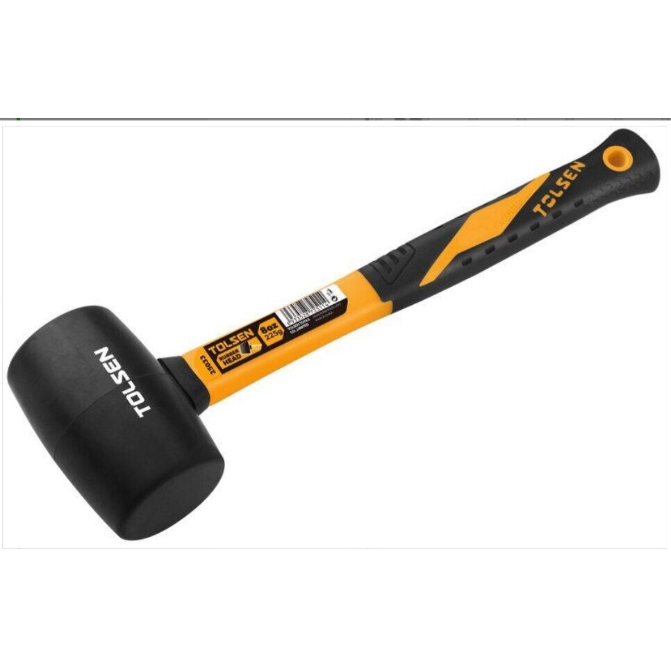 Ciocan de cauciuc 900 g, maner din fibra de sticla