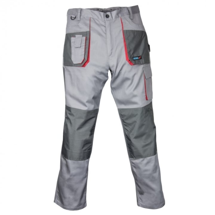 Защитен работен панталон Dedra, Тегло 190гр/м2, Сив, Размер L
