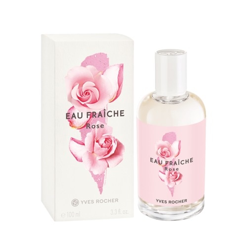 Apa de toaleta, Eau Fraiche Trandafir, Yves Rocher, 100 ml