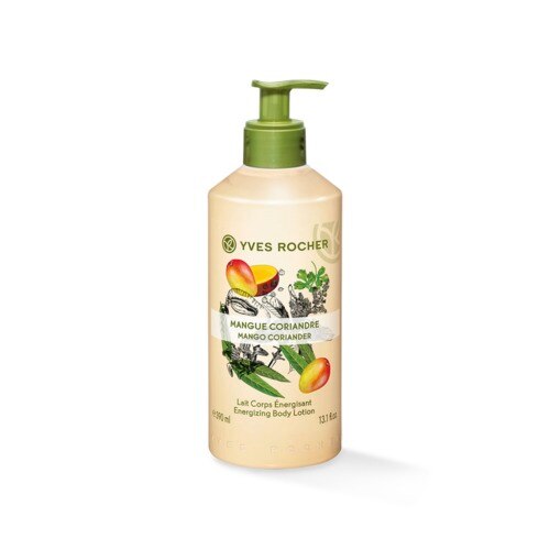 Lapte catifelat pentru corp Mango & Coriandru, Yves Rocher, 390 ml