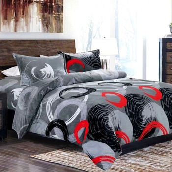 Lenjerie de pat dublu Cocolino PUCIOASA, 4 piese, 2 persoane, CO56 Lenjerie de pat dublu Cocolino PUCIOASA, 4 piese, 2 persoane, CO56