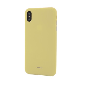 Husa iPhone XS MAX Vetter GO Soft Touch Galbena Husa iPhone XS MAX Vetter GO Soft Touch Galbena