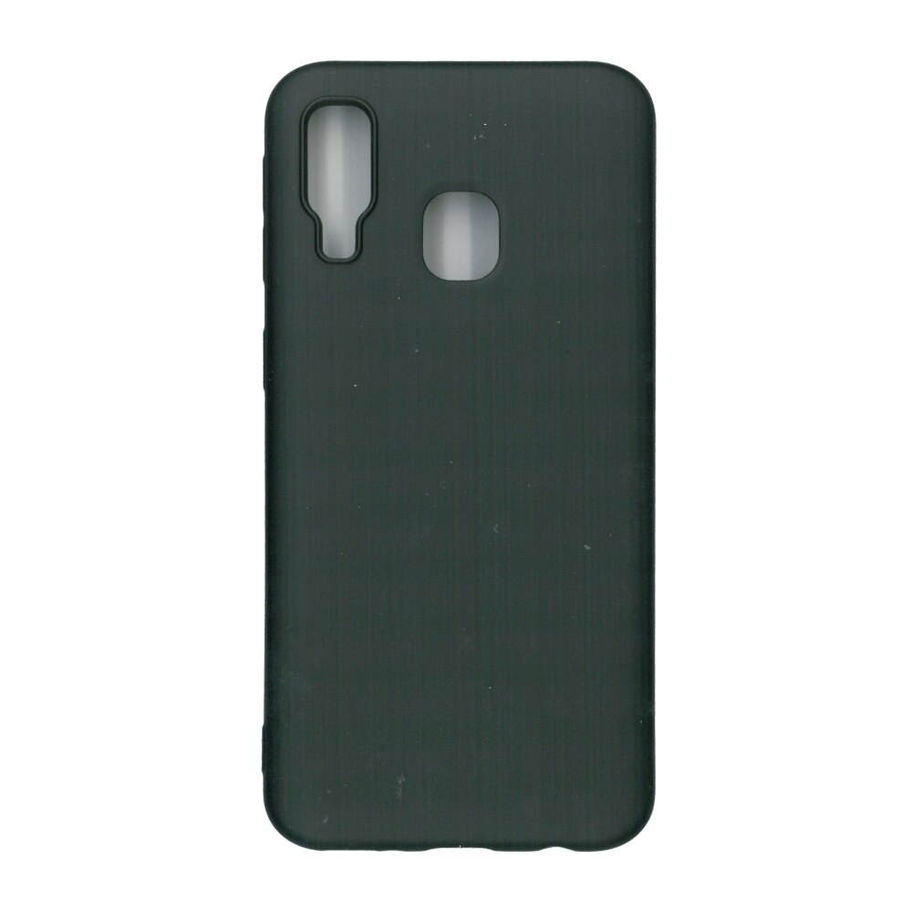 Husa Liquid din silicon mat pentru Samsung Galaxy A40, negru