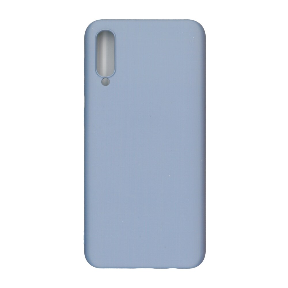 Husa Liquid din silicon mat pentru Samsung Galaxy A50, blue