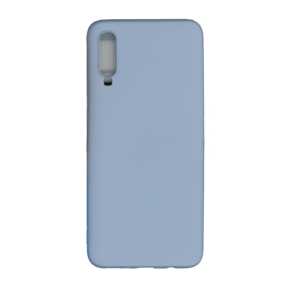 Husa Liquid din silicon mat pentru Samsung Galaxy A70, blue