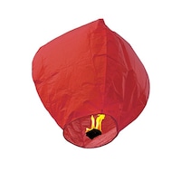 Lampion zburator clasic rosu, pentru evenimente