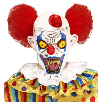 Masca Killer Clown Cu Peruca Widmann Masca Killer Clown Cu Peruca Widmann
