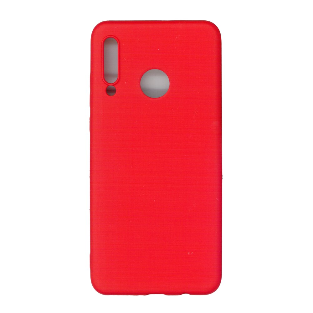 Husa Liquid din silicon mat pentru Huawei P30 lite, rosu