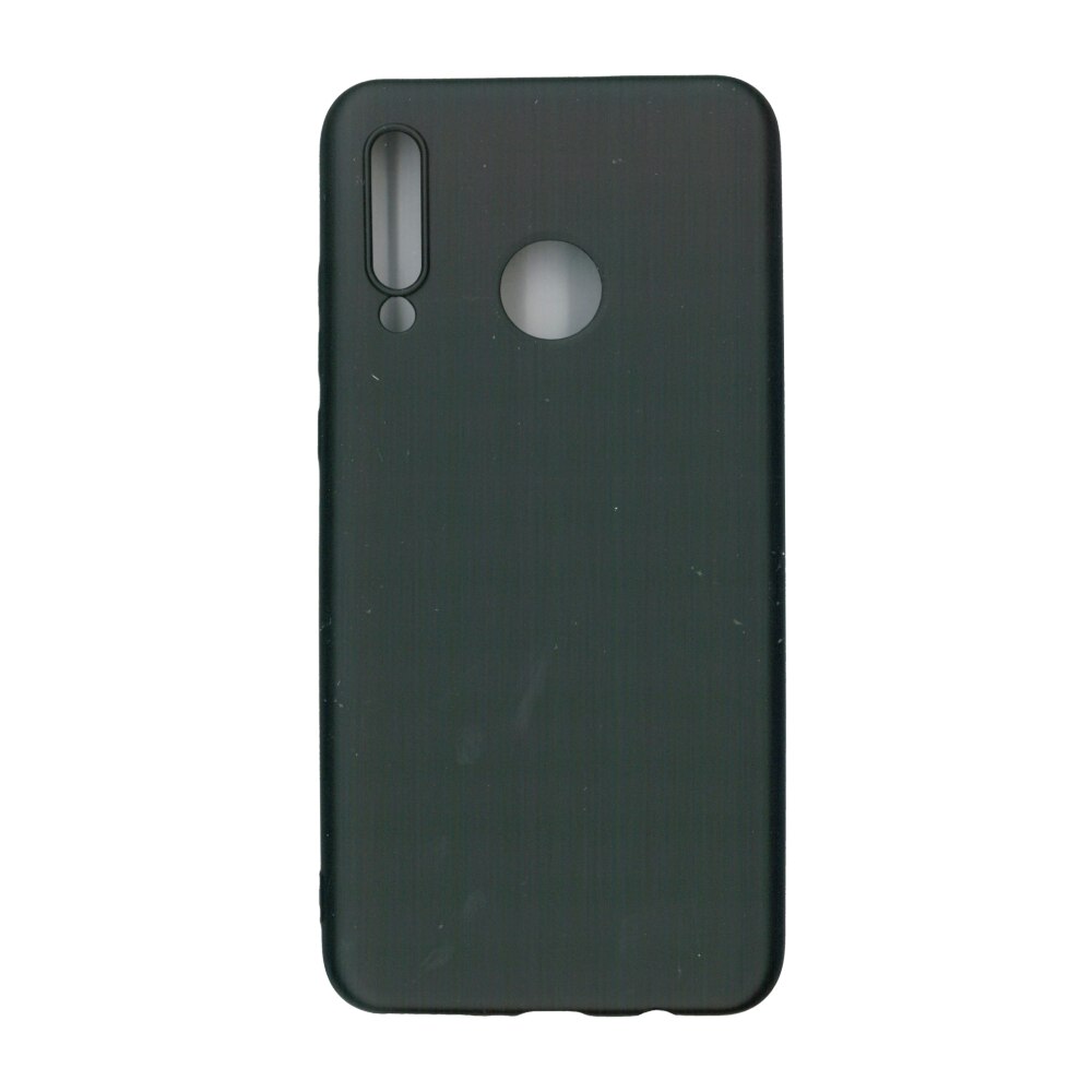 Husa Liquid din silicon mat pentru Huawei P30 lite, negru