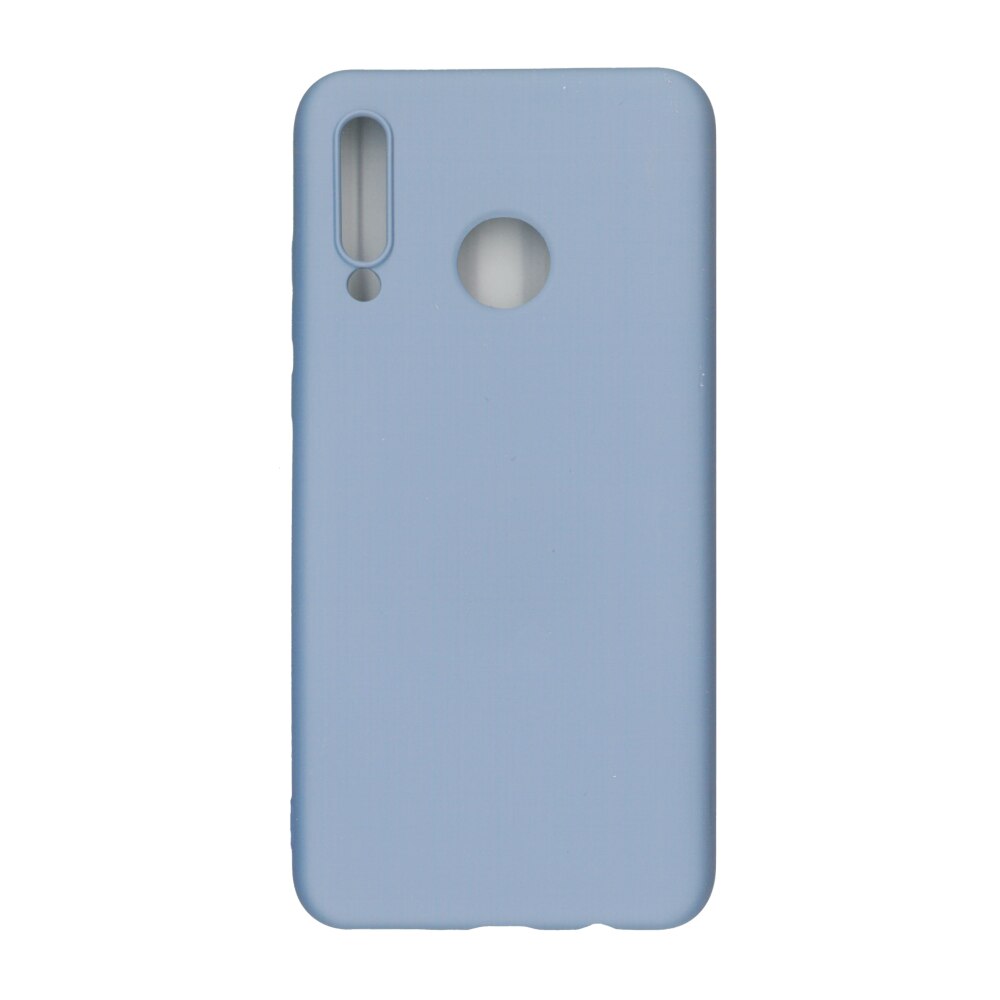 Husa Liquid din silicon mat pentru Huawei P30 lite, blue