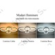 Lustra LED Circle Design, SLC Selino Concept, Dreptunghiulara 4 cu Telecomanda, lumina calda/ rece si intensitate reglabila