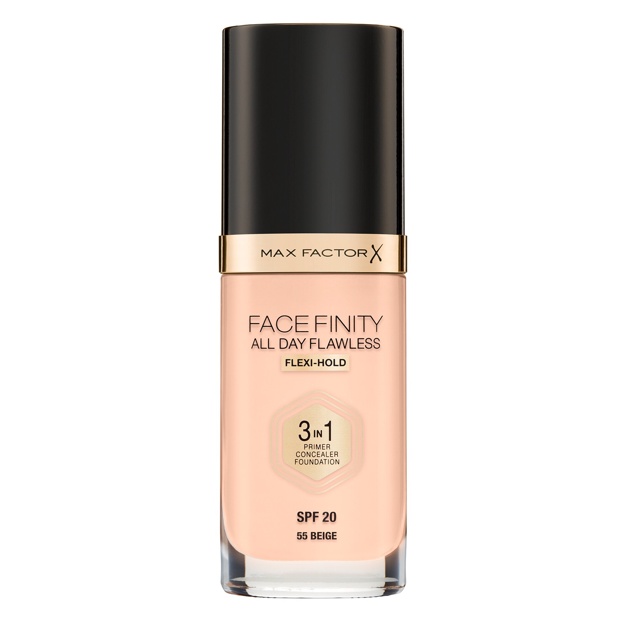 Fond de ten Max Factor Facefinity All Day Flawless 3-in-1 SPF 20, 30 ml, Beige