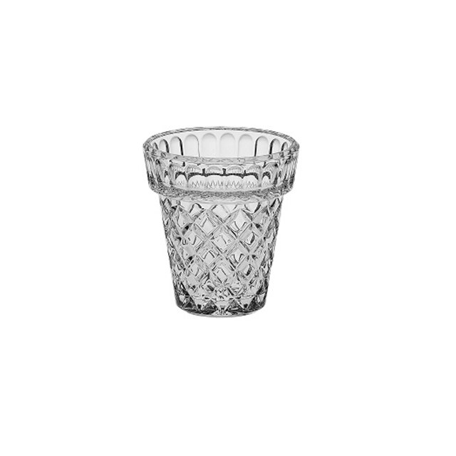 Vaza cristal model ghiveci 13.4 cm