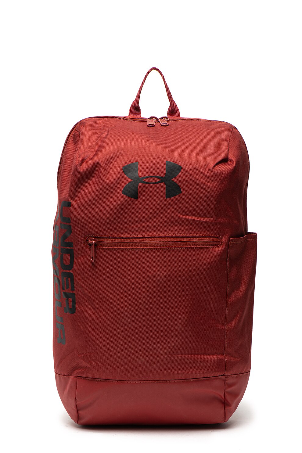 Under Armour, Rucsac cu imprimeu logo si compartiment pentru laptop Patterson, Rosu inchis