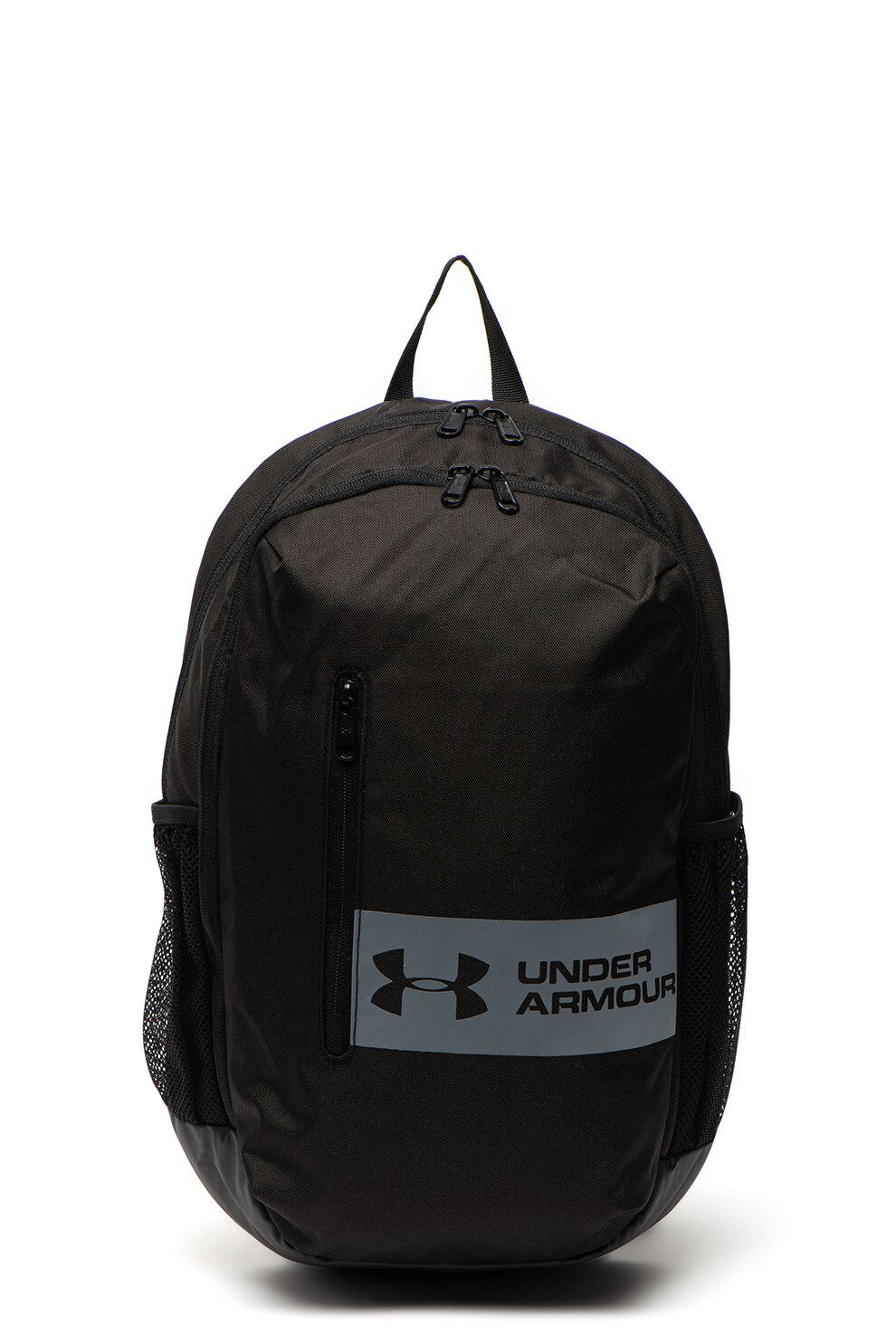 Under Armour, Rucsac unisex pentru fitness cu imprimeu logo Roland, Negru