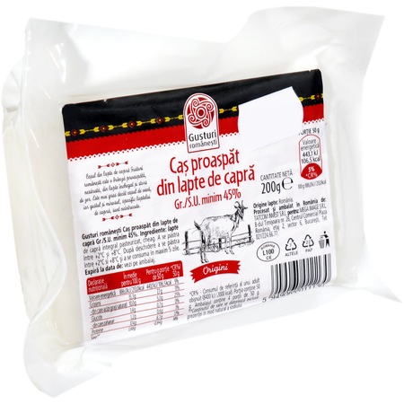 Cas Proaspat Din Lapte De Capra 200g Gusturi Romanesti Emag Ro