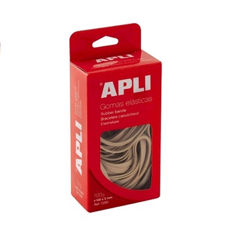 Inele elastice, cauciuc natural, latime 5 mm, diametru 80 mm - cutie 100 grame Inele elastice, cauciuc natural, latime 5 mm, diametru 80 mm - cutie 100 grame