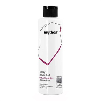 Gel de dus tonic cu extract de trandafir salbatic, Mythos, 200ml Gel de dus tonic cu extract de trandafir salbatic, Mythos, 200ml