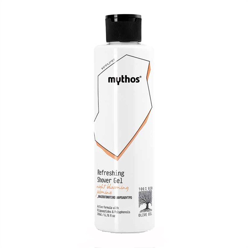 Gel de dus revigorant cu extract de iasomie de noapte inflorita, Mythos, 200ml
