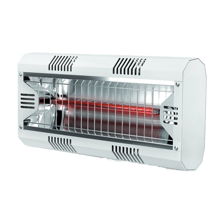 Incalzitor radiant electric pentru terasa MO-EL Hathor Low Glare White IR-A 2000 W