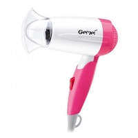 Feon Uscator par Gemei, Model GM 1702 Alb/Roz, 1200 W, 3 trepte temperatura