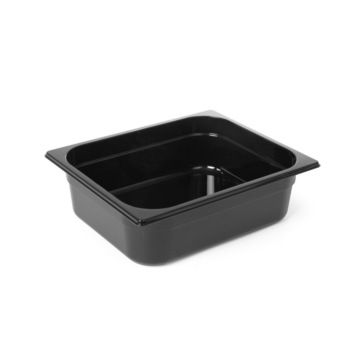 Tava profesionala Gastronorm 1/2 policarbonat negru - 12.5L 325x265x(H)200mm Hendi rezistent la temperatura -40° to 110°C Tava profesionala Gastronorm 1/2 policarbonat negru - 12.5L 325x265x(H)200mm Hendi rezistent la temperatura -40° to 110°C